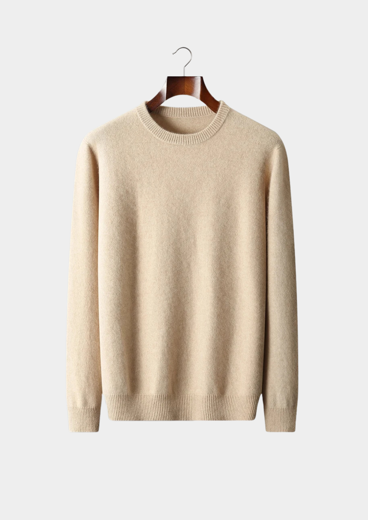 PURE EXTRA-FIJNE MERINO WOL CLASSIC CREWNECK