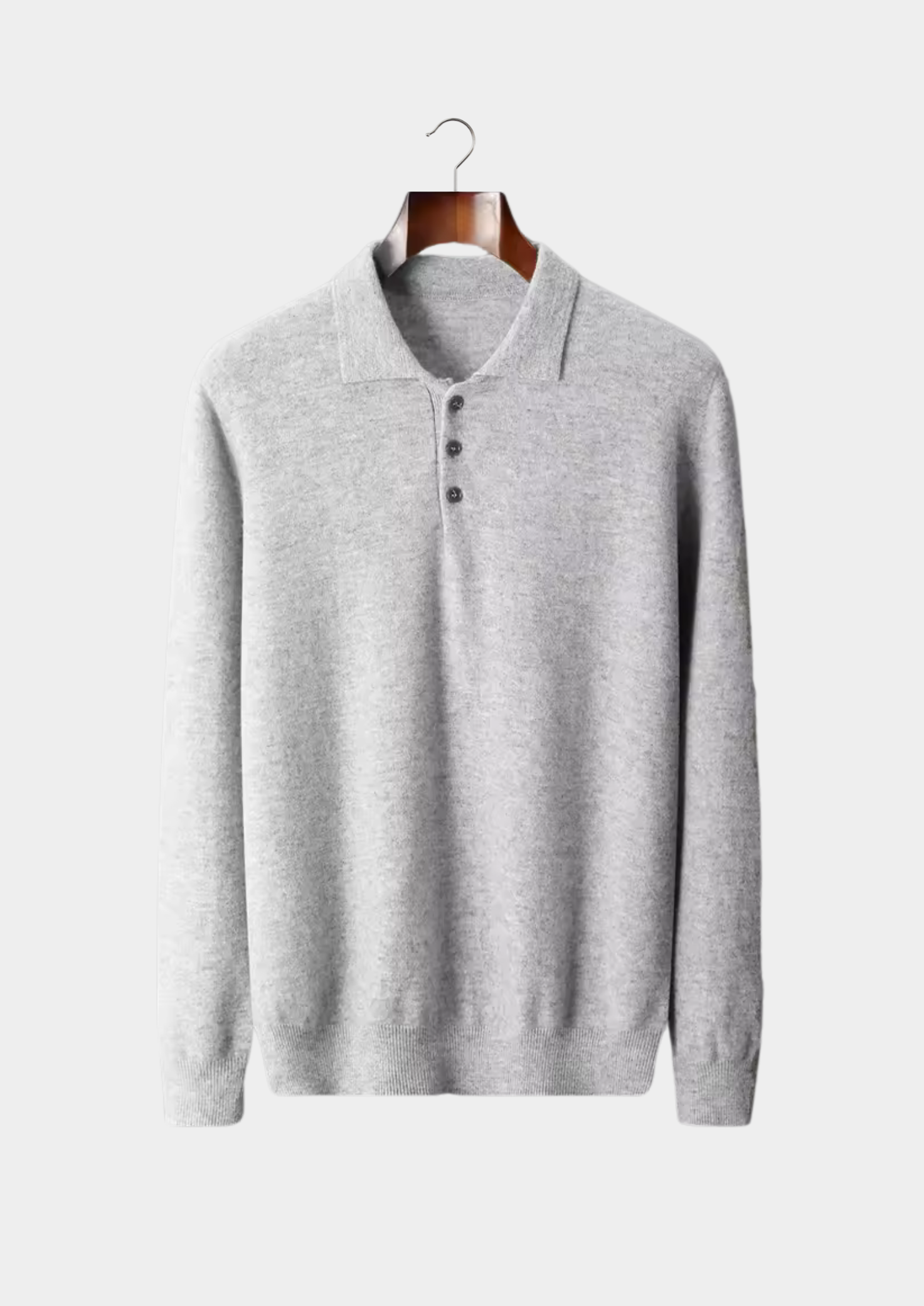 PURE EXTRA-FIJNE MERINO WOL CLASSIC SWEATER POLO